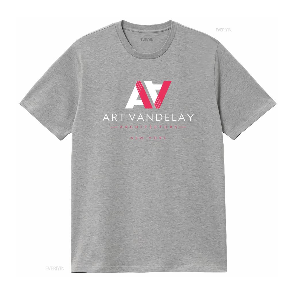 Art Vandelay Architecture New York Design T Shirt for Fashion Lovers vintage Washed Top For Everyday Wear Slightly Comfortable