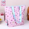 Cute Cartoon Kt Cat Storage Bag Lovely Foldable Print Shoulder Bag Handbag Creative Nylon Shopping Bag For Women Gifts