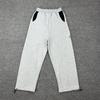 Mertra Fleece Tracksuit Set Men Women Hooded Sweatshirt Straight Pants Casual Sportswear