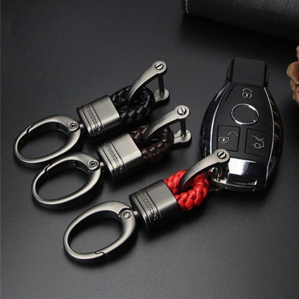 1 PC Gift Creative Motorcycle Hanger Keychain Key Rings Hand Woven Buckle Car Key Holder Key Chain