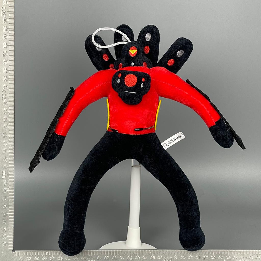 Плюшевая игрушка Кинооператор Человек Мягкая кукла Роман Спикер Skibidi Туалет Skibidi Детские игрушки