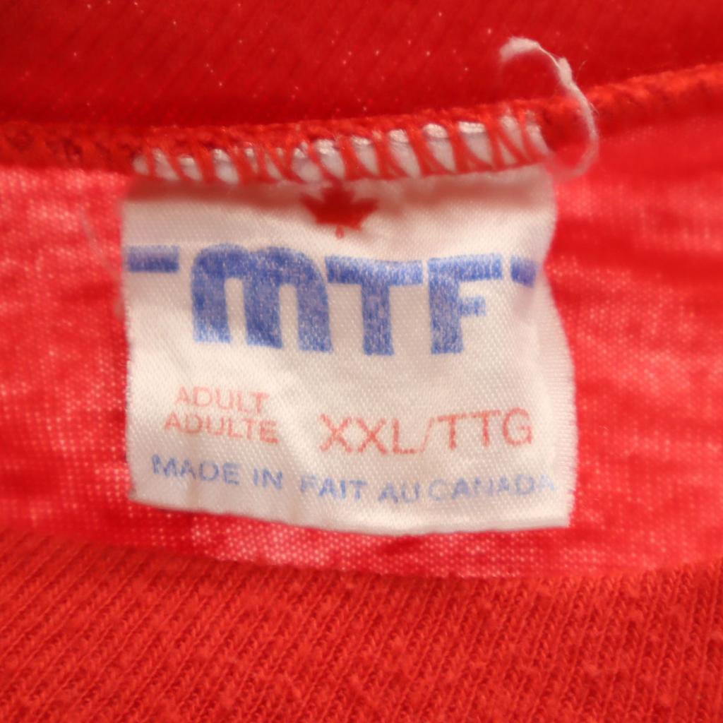 MTF 90-х годов Сделано в Канаде Принт старой шетландской овчарки Футболка с коротким рукавом Мужская Б/У