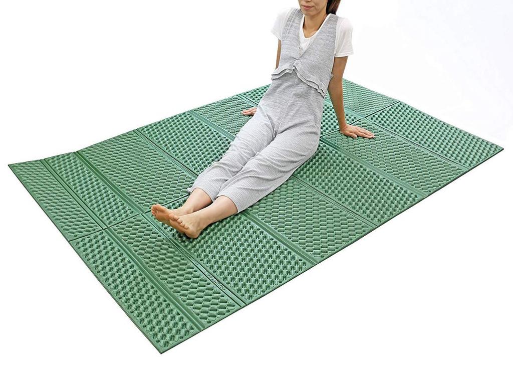 CAPTAIN STAG Коврик из вспененного ЭВА, двойной, 140 x 217 см, UB-3001