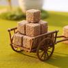 Миниатюрные стога сена с реалистичной текстурой, высокая имитация, для кукольного домика, фермерской диорамы, декора микроландшафта
