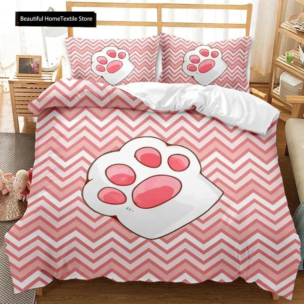 Мультяшный динозавр играет в бейсбол Никогда не сдавайся Удобный пододеяльник Наволочка Комплект постельного белья Детская спальня Домашний текстиль