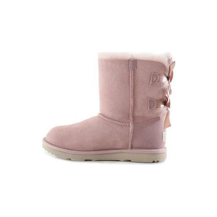 (PS) Детские ботинки UGG Bailey Bow II 'Розовые' 1017394T-PCRY