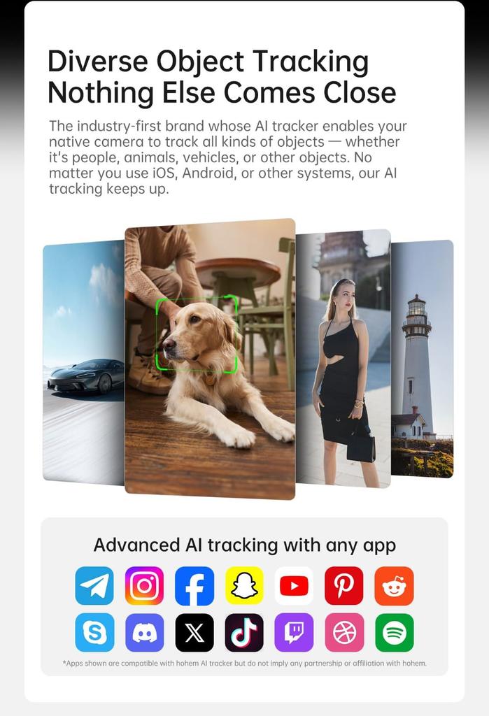 Hohem V3 Ultra AI Smartphone Stabilizer with Smart Touch Color Screen Fill Magnetic iOS Android Foldable and Portable Video Stabilizer Auto-Tracking