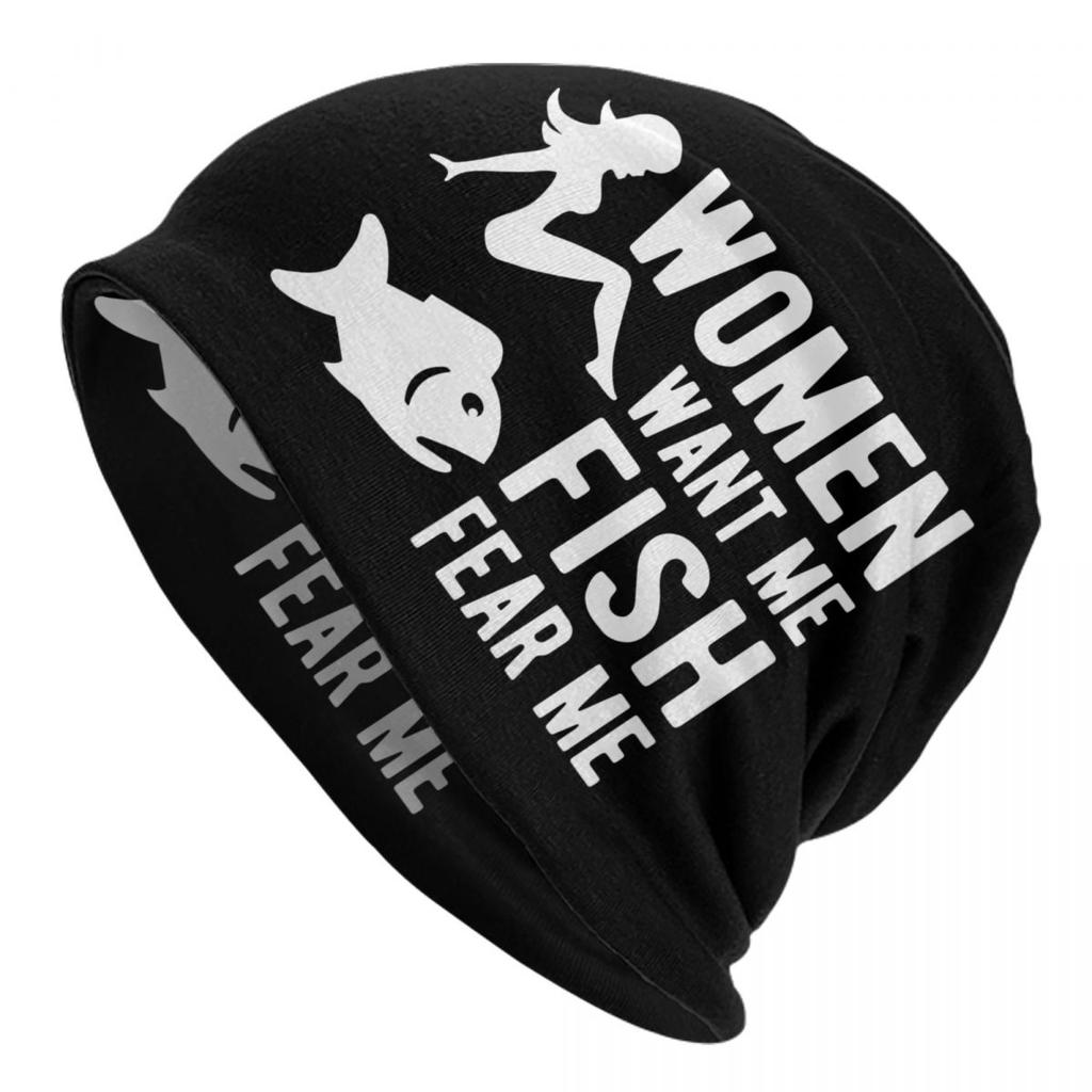 Шапка Just Fish It для рыбалки, уличная вязаная шапка для женщин унисекс, теплая зимняя шапка в стиле рыбака Skullies, шапки
