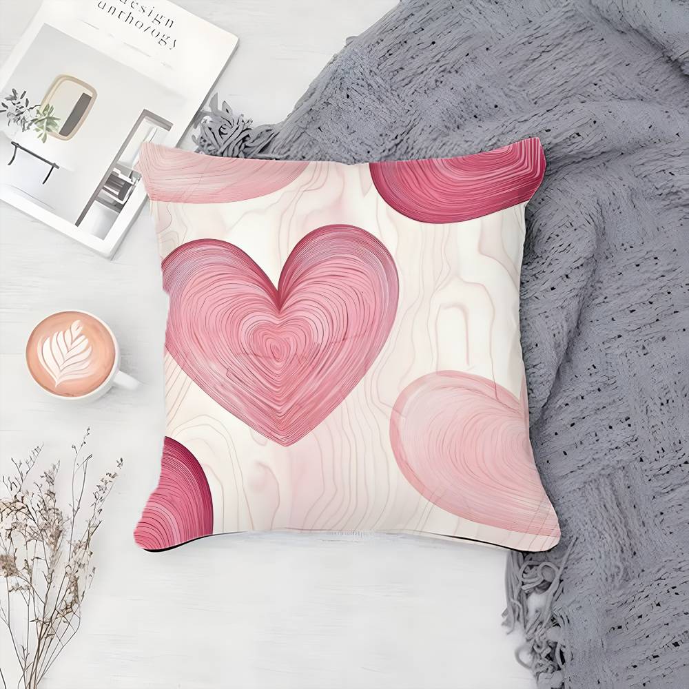 Beautiful Classic Style Love Pattern Pillow Case Printing Pillowcase Living Room Sofa Cushion Cover Bedroom Room Decor