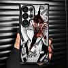 Bleach Kurosaki Ichigo Plating Phone Case For Samsung Galaxy S24 S25 FE S26 Edge S23 Ultra S22 S21 Plus S20 Anti-Fall Airabag Co