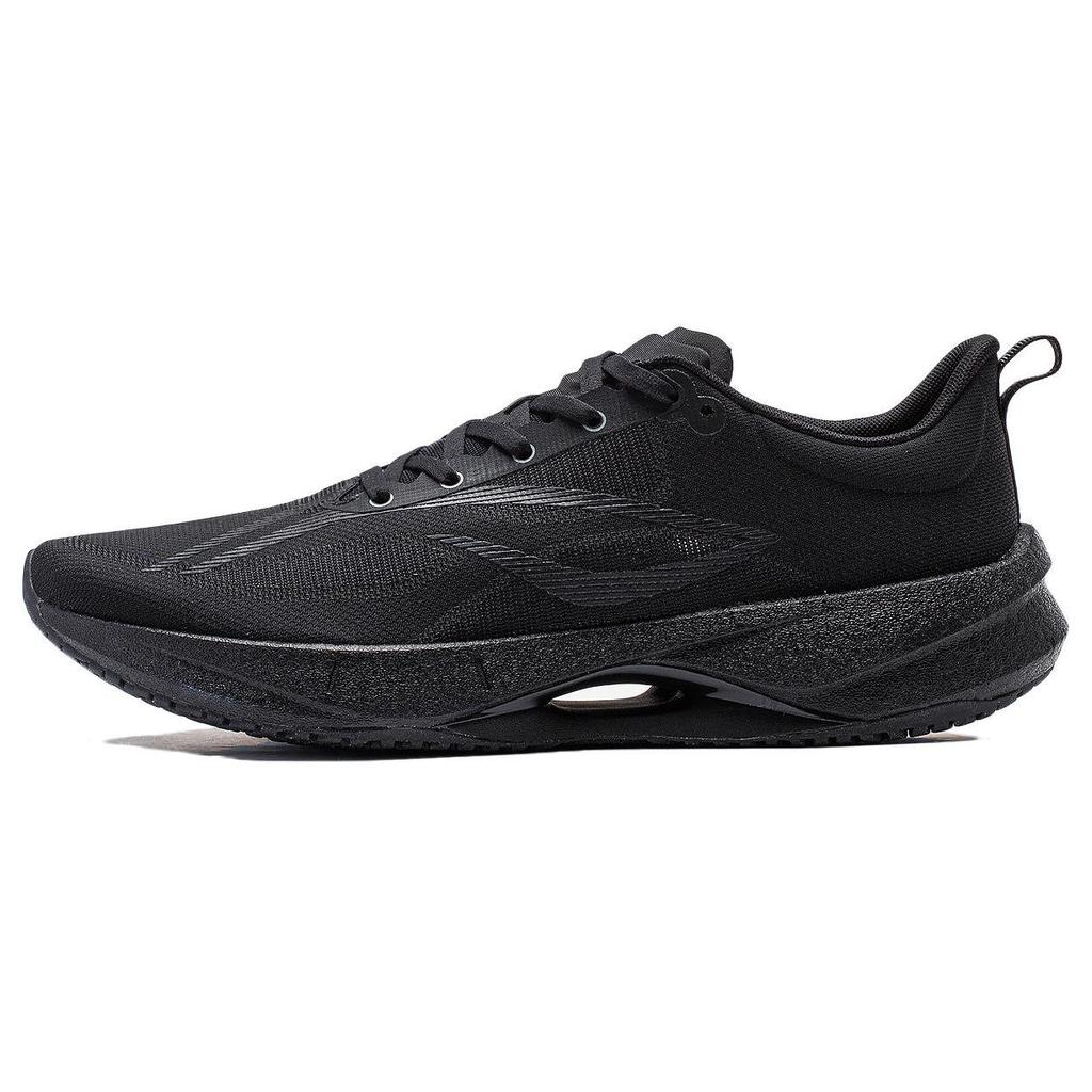 Li Ning Super Light 21 Амортизирующие Скользкие Устойчивые к истиранию Дышащие Низкие Кроссовки для бега Мужские Черные ARBU001-3