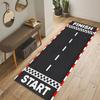 Anti-slip Simulation Racing Track Road Carpet Floor Mat for Home Game Room Apartment Interior Decor