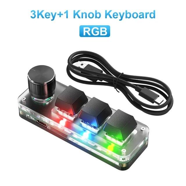 Программирование макросов, игровая USB, пользовательская клавиатура, кнопка громкости BT, гнездо для горячей замены Photoshop, клавиатура, механический синий переключатель, 9 клавиш