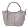 Genuine Leather Tote Bag Shoulder Bag 2WAY A4 Commuter Bag Tote Mylene Gray [Notre Favorie] Women's