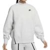 Nike Sweatshirts Women's Gray Half Turtleneck Moderate Regular FV8042-013