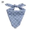 Cute Dots Plaid Neckerchief Triangle Scarf Pet Bandanas Pet Collars Dog Scarf Cat Neck Scarf