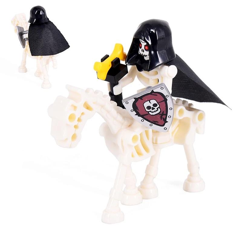 Средневековый рыцарь Древний воин Минифигурка Сборка Строительные блоки