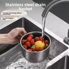 Kitchen Hanging Type Multifunctional Sink Filter Basket for Draining and Washing Vegetables