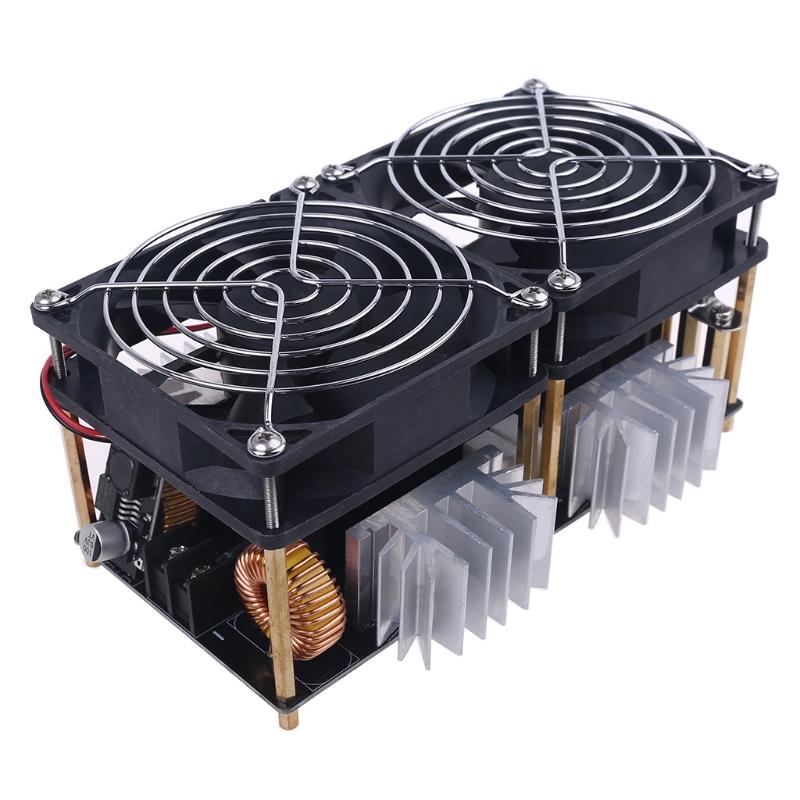 2000W 50A ZVS Induction Heating Board Heater Module Flyback River Issipation Coil  Fan with Copper Tube