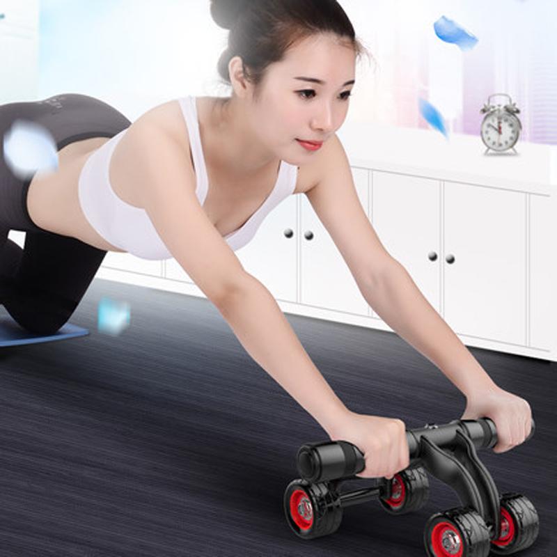 JUFIT Four Corner Intelligent Fitness Wheel with Stable Support and Multi Functionality