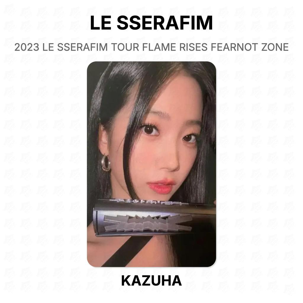 LE SSERAFIM 2023 LE SSERAFIM ТУР FLAME RISES FEARNOT ZONE Официальная фотокарточка