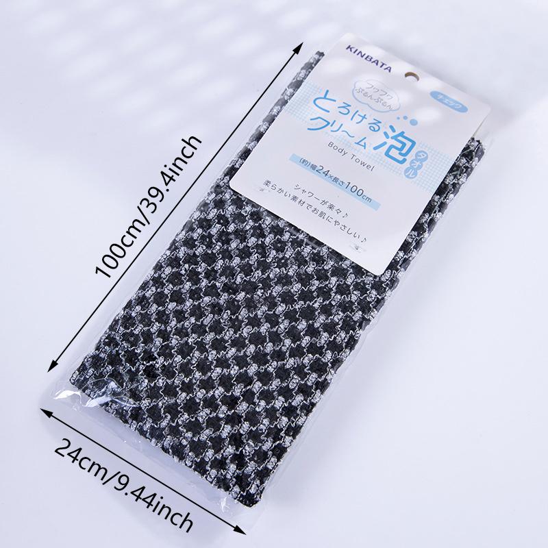 Японская мочалка для душа, нейлоновое полотенце, щетка для спины, полотенца, отшелушивающий скраб, губка для душа, аксессуары для ванной комнаты