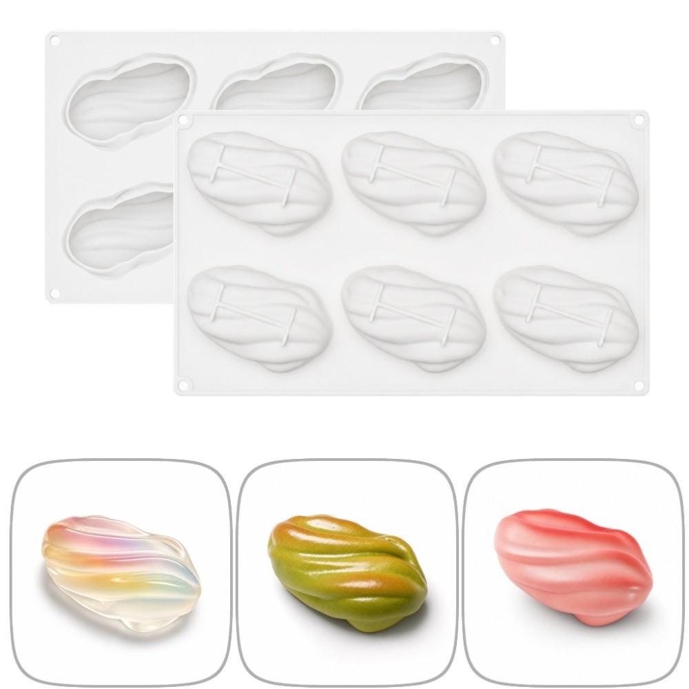 3D Mousse Cake Mold Flexible French Dessert Mold Dishwasher Safe Jelly Pudding Mold Kitchen