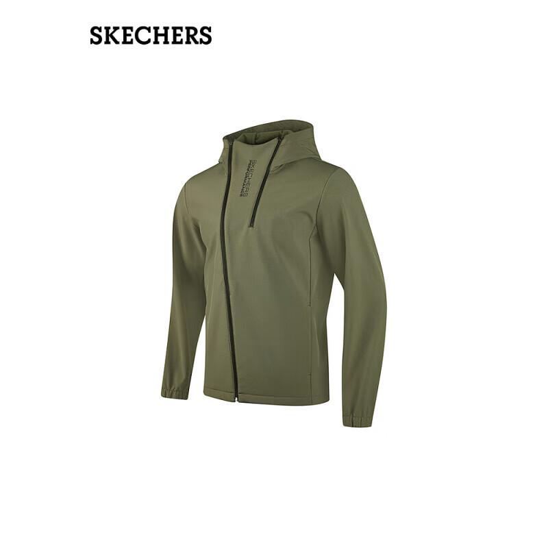 Skechers Мужская уличная куртка с капюшоном