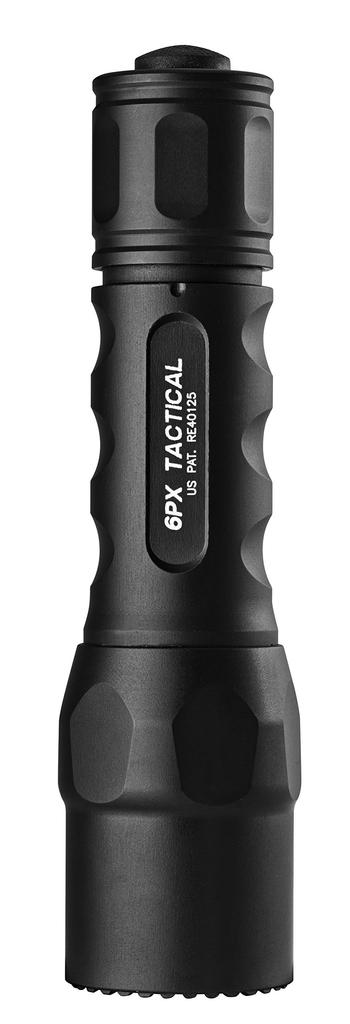 Тактический светодиодный фонарь SUREFIRE 6PX, черный, (6PX-C-BK)