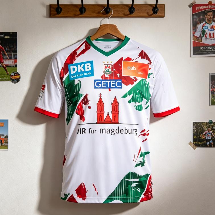 Новая Унисекс Спортивная Футболка SC Magdeburg, Тренировочный Топ по Гандболу, Дышащая Футболка для Гандбола, Пляжная Одежда, Футболка для Семьи/Детей