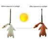 Cute Duck Rearview Mirror Decoration Mini Swing Duck Car Hanging Pendant