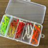 25Pcs Road Runner Bait Set Lead Head Hook T-Tail Combo Catfish Bass Blackfish Warbler Fishing Supplies