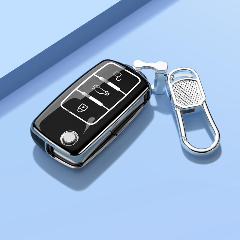 Чехол для ключа Volkswagen для Bora, Sagitar, Lavida, Jetta, Passat, Polo, Tiguan и Golf.