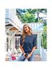 Women's Dot Knit Pullover Sweater Short Sleeve Cute Summer Blouse Top
