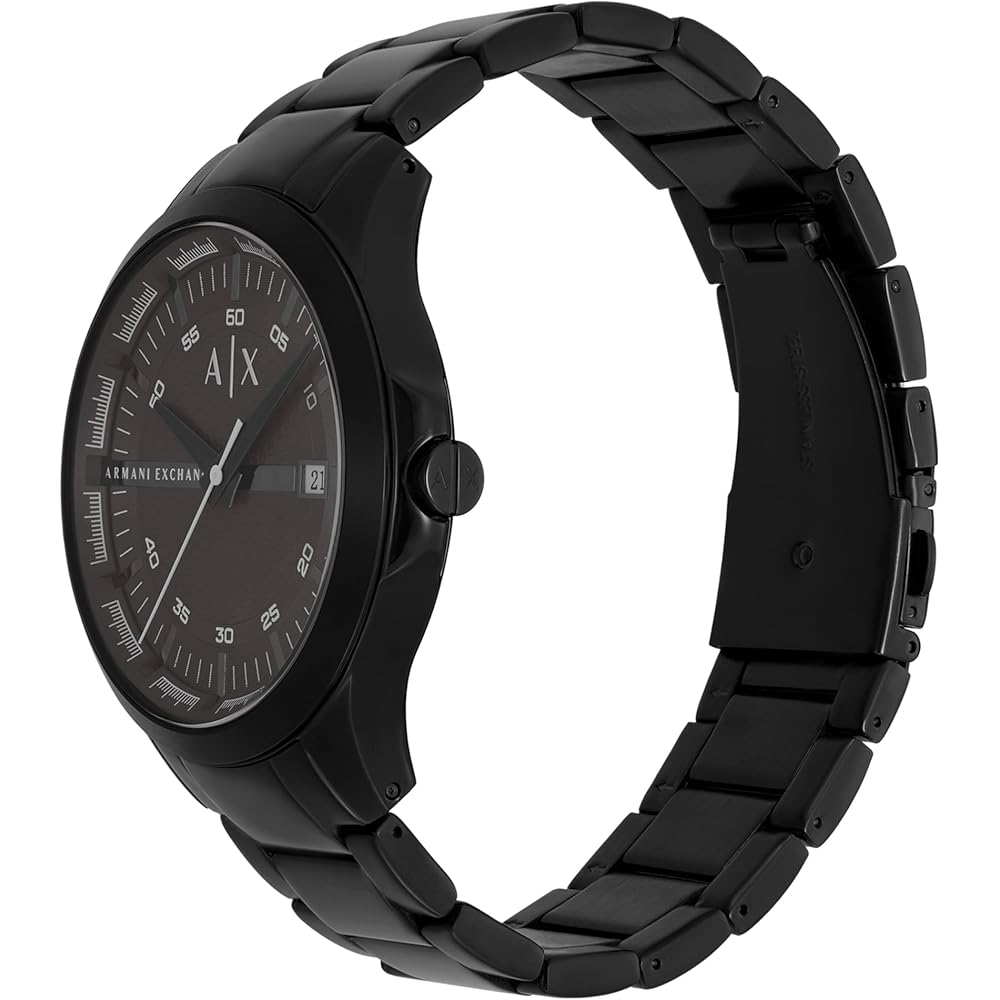 Armani Exchange AX2464 Men's Black Watch Stylish Design Durable Quartz Movement