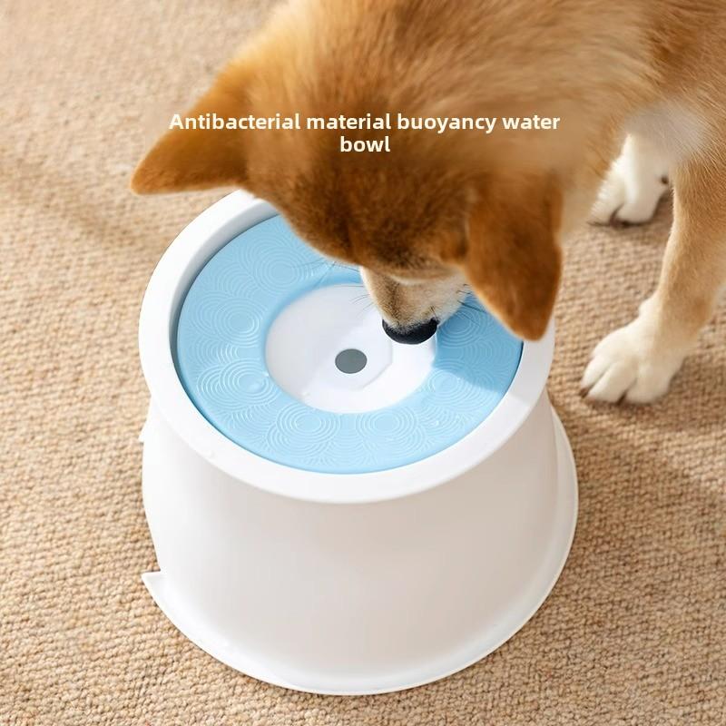 Миска для поения собак, не промокающая пасть, миска для воды для кошек, защита шеи для кошек, плавающая миска для воды для собак, противоударный плавающий диспенсер для воды для домашних животных
