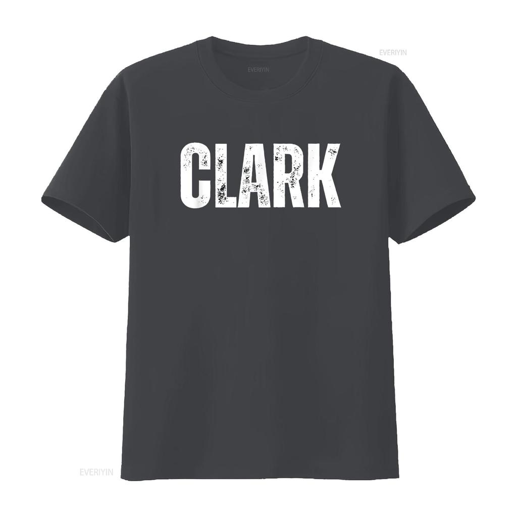 Футболка Clark винтажная Стирка Дышащая Повседневная Универсальная Эластичная дизайнерская одежда Удобная мода Мягкая мужская Унисекс