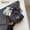 Versatile Messenger Bag, Fashionable Shoulder Underarm Small Square Bag