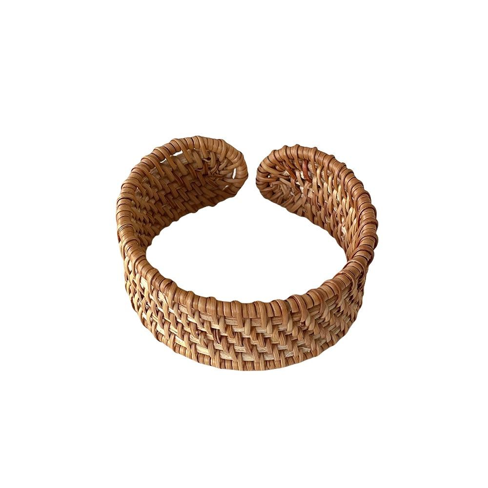 Классический плетеный браслет из ротанга, винтажный богемный плетеный браслет, браслет в этническом стиле, отпуск