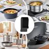 4 шт. Зажимы-протекторы для крышки духовки, Зажимы-протекторы для посуды, Протекторы для посуды, Зажимы для сковороды для демонстрации, хранения, штабелирования