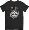 H.I.M Heavy Metal Music Unisex Fit for Men & Women Quality Cotton T-Shirt Black