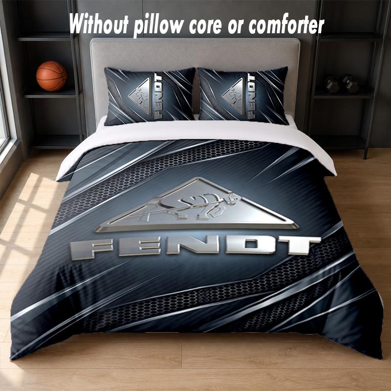 Fendt Design Bed Bedding Set 1 Duvet Cover + 2 Pillowcases Soft Breathable Household Bed Linens