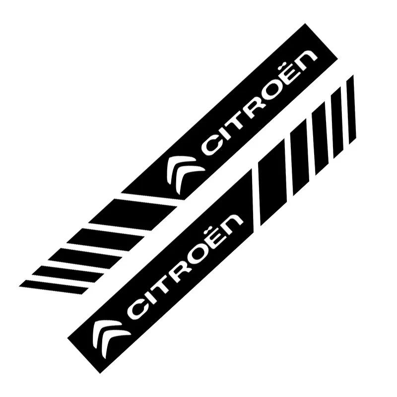 2PCS Car Styling Rearview Mirror Decoration Sticker Emblems For Citroen C1 C2 C3 C4 C5 Berlingo Xsara C8 C4L DS3 DS4 DS5LS DS6 ajy256