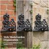 Ornate Cast Iron Hose Hanger Easy to Install for Patio, Courtyard