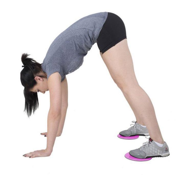 2 шт. Скользящие диски для фитнеса, скользящая доска для йоги, тренажерного зала, тренировки пресса и кора