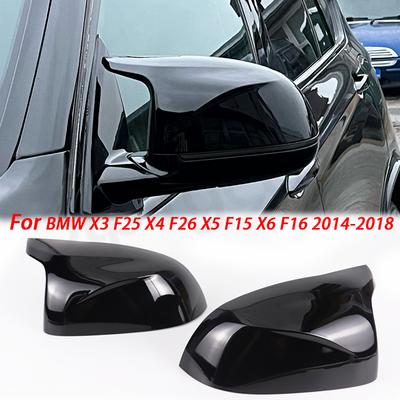Для BMW F15 X5 F16 X6 F25 X3 F26 X4 2014 2015 2016 2017 2018 Детали стайлинг Крышка бокового зеркала заднего вида на боковую дверь автомобиля стиль M