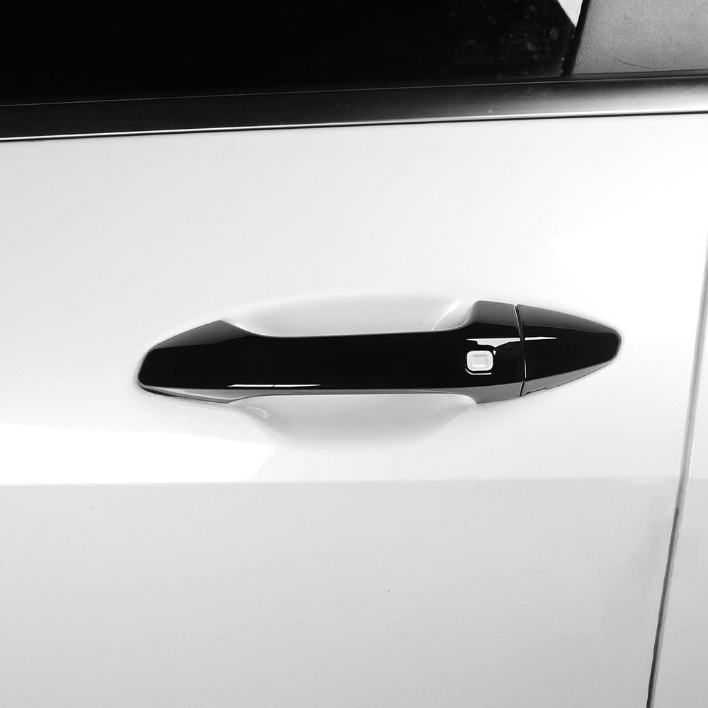 Car Touch-Style Exterior Door Handle in Carbon Fibre Black ABS for Kia Sportage NQ5 2023-2026 Left-hand Drive Exterior Trim