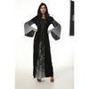 Halloween New Skull Print Witch Long Vampire Costume, Queen Dress Costume