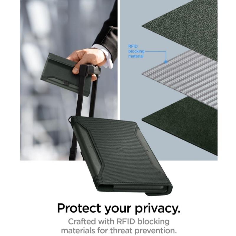 Кожаная обложка для паспорта, многофункциональная, большой емкости, зажим для паспорта, сумка для хранения документов с защитой от RFID