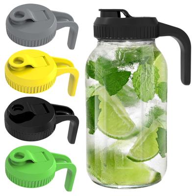 Крышки для банок Mason, большое горлышко, 86 мм, с утолщенной ручкой, хорошая герметичность, пищевые крышки для сохранения свежести, крышки для банок Mason.